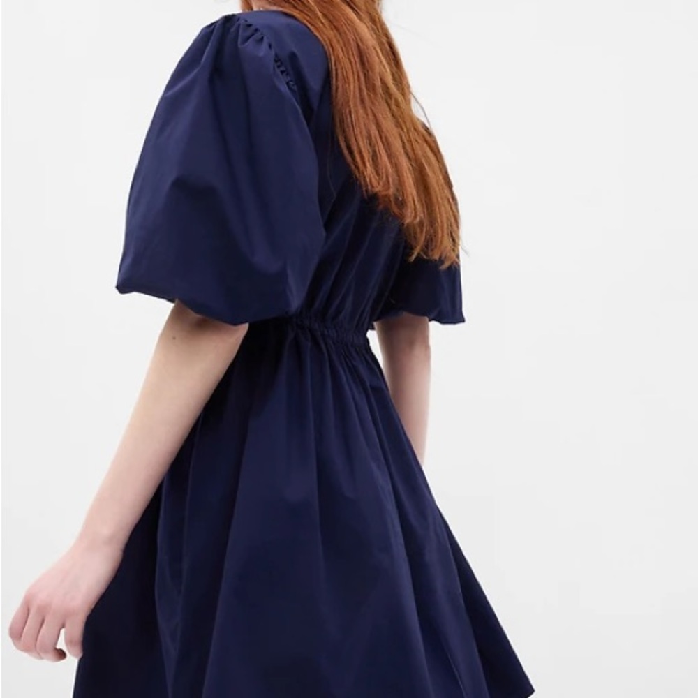 Gap Balloon Sleeve Mini Dress - M Tall